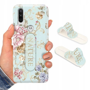 Etui + Uchwyt do MOTOROLA ONE ACTION Modne Wzory