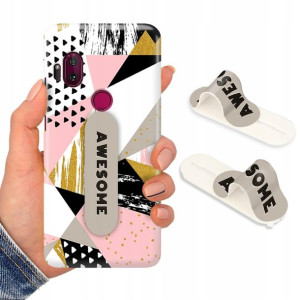 Etui + Uchwyt do MOTOROLA ONE HYPER Modne Wzory