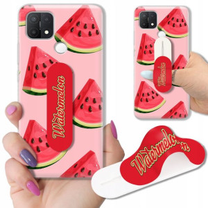 Etui + Uchwyt do OPPO A15S Case Modne Letnie Wzory