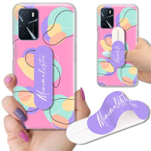 Etui + Uchwyt do OPPO A16 Case Modne Letnie Wzory