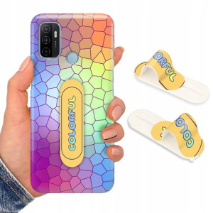 Etui + Uchwyt do OPPO A53 Obudowa Piękne Wzory