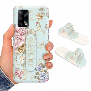Etui + Uchwyt do OPPO A74 4G Obudowa Modne Wzory