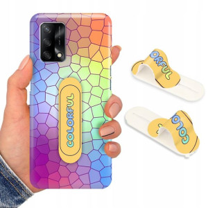 Etui + Uchwyt do OPPO A74 4G Obudowa Piękne Wzory