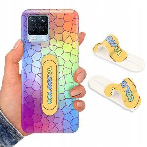 Etui + Uchwyt do REALME 8 Obudowa Piękne Wzory