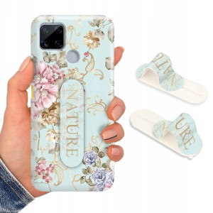 Etui + Uchwyt do REALME C15 Obudowa Modne Wzory