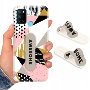 Etui + Uchwyt do REALME C17 RMX2103 Modne Wzory