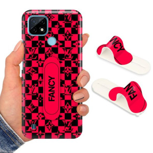 Etui + Uchwyt do REALME C21 Obudowa Piękne Wzory