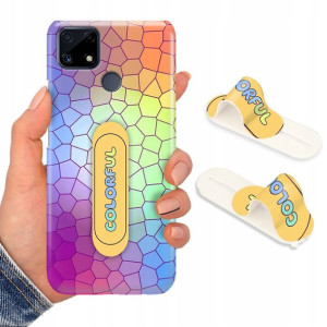 Etui + Uchwyt do REALME C25 Obudowa Piękne Wzory