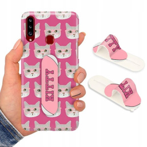 Etui + Uchwyt do SAMSUNG A20s Obudowa Modne Wzory