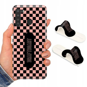 Etui + Uchwyt do SAMSUNG A21 Obudowa Modne Wzory