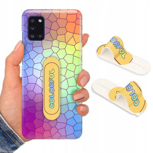 Etui + Uchwyt do SAMSUNG A31 Obudowa Piękne Wzory