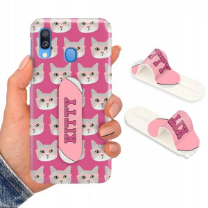 Etui + Uchwyt do SAMSUNG A40 Obudowa Modne Wzory