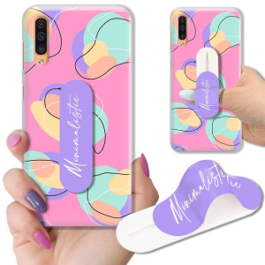Etui + Uchwyt do SAMSUNG A50S Case Letnie Wzory