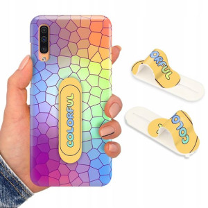 Etui + Uchwyt do SAMSUNG A50S Obudowa Piękne Wzory