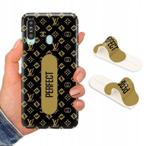 Etui + Uchwyt do SAMSUNG A60 Obudowa Piękne Wzory