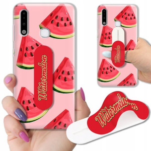 Etui + Uchwyt do SAMSUNG A70e Case Letnie Wzory
