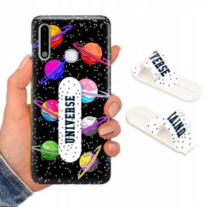 Etui + Uchwyt do SAMSUNG A70e Obudowa Modne Wzory