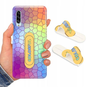 Etui + Uchwyt do SAMSUNG A90 Obudowa Piękne Wzory
