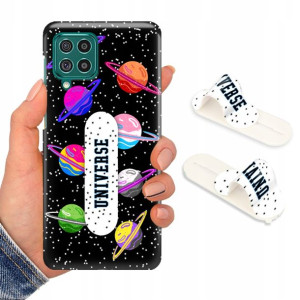 Etui + Uchwyt do SAMSUNG F62 Obudowa Modne Wzory