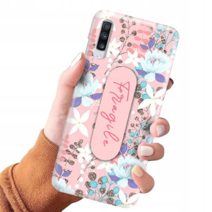 Etui + uchwyt do SAMSUNG GALAXY A70 Case Wzory