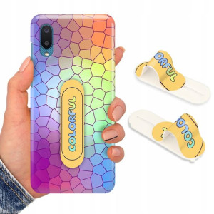 Etui + Uchwyt do SAMSUNG M02 Obudowa Piękne Wzory