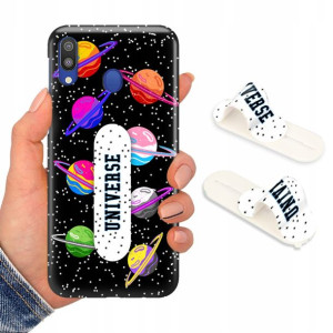 Etui + Uchwyt do SAMSUNG M20 Obudowa Modne Wzory