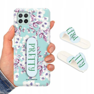 Etui + Uchwyt do SAMSUNG M32 4G Obudowa Case Wzory