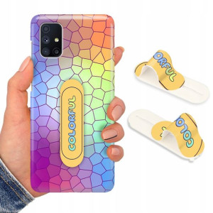 Etui + Uchwyt do SAMSUNG M51 Obudowa Piękne Wzory