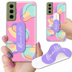 Etui + Uchwyt do SAMSUNG S21 FE Case Letnie Wzory