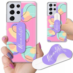 Etui + Uchwyt do SAMSUNG S21 ULTTRA 5G Modne Wzory