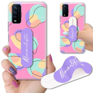 Etui + Uchwyt do VIVO Y20s Case Modne Letnie Wzory