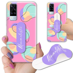 Etui + Uchwyt do VIVO Y51 2020 Case Letnie Wzory