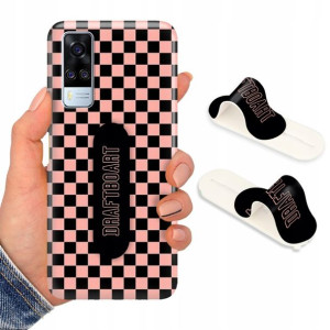 Etui + Uchwyt do VIVO Y51 2020 Obudowa Modne Wzory