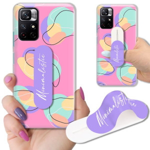 Etui + Uchwyt do XIAOMI REDMI NOTE 11T 5G Wzory