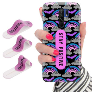 Etui + UCHWYT na telefon do XIAOMI REDMI 9 WZORY