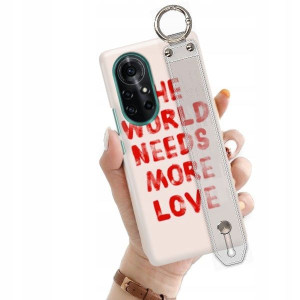 ETUI +PASEK do HUAWEI NOVA 8 Love Walentynki Wzory