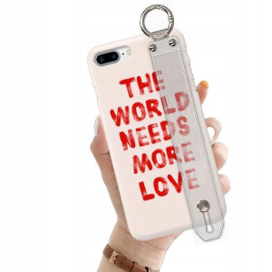 ETUI +PASEK do iPHONE 8 PLUS Love Walentynki Wzory