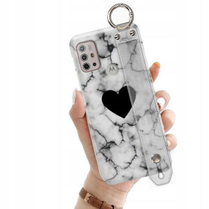 ETUI +PASEK do MOTOROLA G30 Love Walentynki Wzory