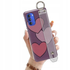 ETUI +PASEK do MOTOROLA G51 5G Love Miłość Wzory