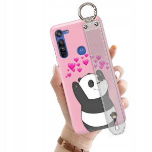 ETUI +PASEK do MOTOROLA G8 Love Walentynki Wzory