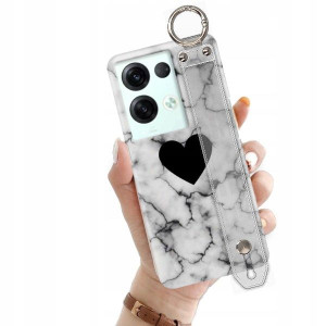 ETUI +PASEK do OPPO RENO 8 5G Love Miłość Wzory