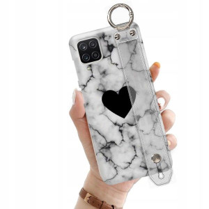 ETUI +PASEK do SAMSUNG A12 Love Walentynki Wzory