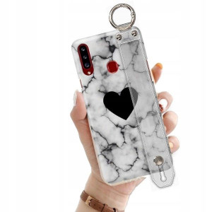 ETUI +PASEK do SAMSUNG A20s Love Walentynki Wzory