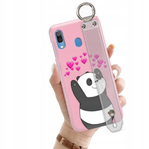 ETUI +PASEK do SAMSUNG A30 Love Walentynki Wzory
