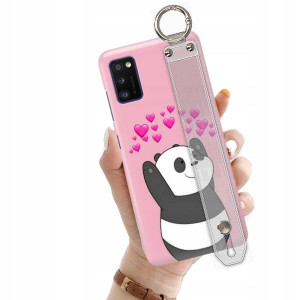 ETUI +PASEK do SAMSUNG A41 Love Walentynki Wzory