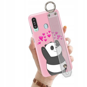ETUI +PASEK do SAMSUNG A60 Love Walentynki Wzory