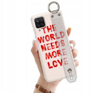 ETUI +PASEK do SAMSUNG F12 Love Walentynki Wzory