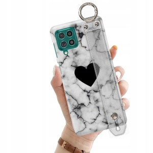 ETUI +PASEK do SAMSUNG F62 Love Walentynki Wzory
