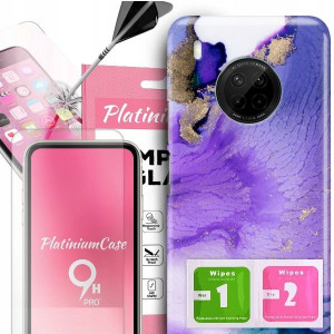 ETUI 2MM +szkło 9H do HUAWEI Y9A Glamour Top Wzory