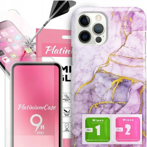 ETUI 2MM +szkło 9H do IPHONE 12 PRO Glamour Wzory